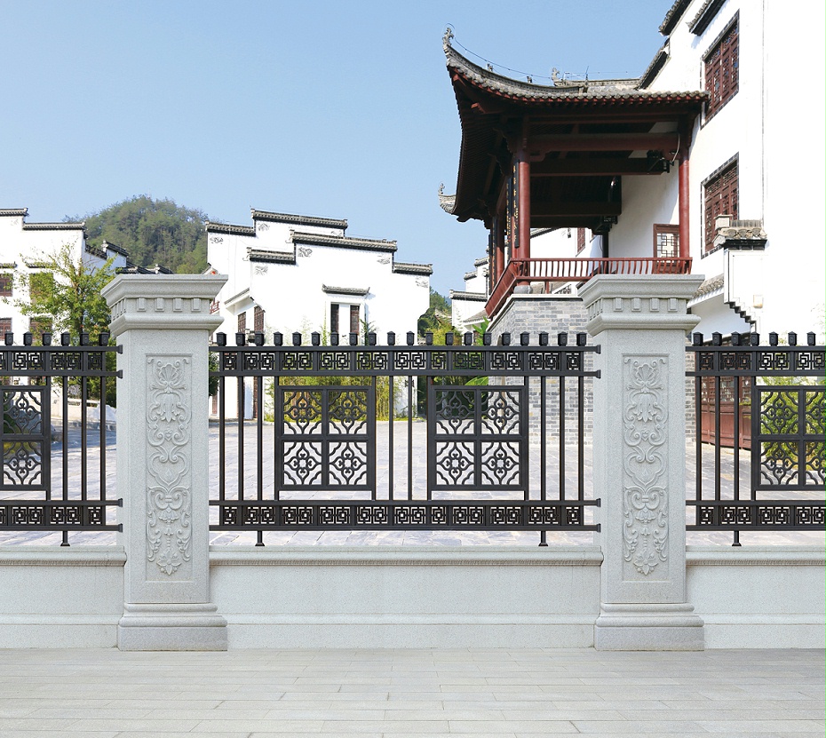 中式典雅铝艺围栏
